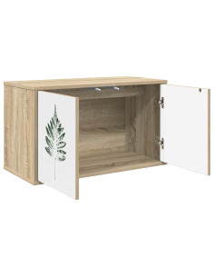 Mobile TV da Parete HANAU 69 x 33 x 40 cm Rovere Sonoma 2
