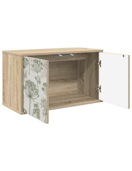 Mobile TV da Parete GOTHA 69 x 33 x 40 cm Rovere Sonoma