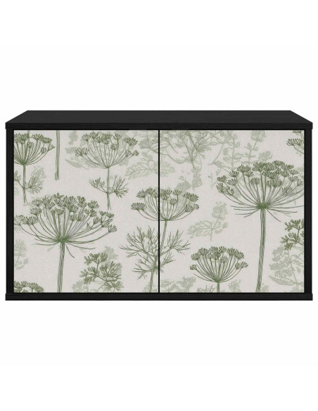 Mobile TV da Parete GOTHA 69 x 33 x 40 cm Rovere Nero