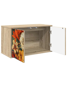 Mobile TV da Parete GENNEP 69 x 33 x 40 cm Rovere Sonoma 2