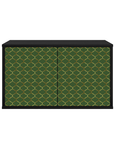 Mobile TV da Parete GELEEN 69 x 33 x 40 cm Rovere Nero