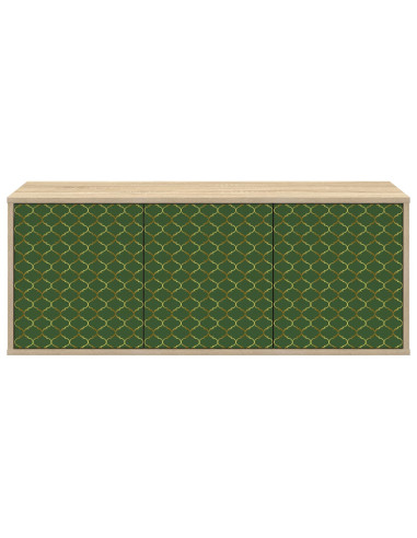 Mobile TV da Parete GELEEN 102 x 33 x 40 cm Rovere Sonoma