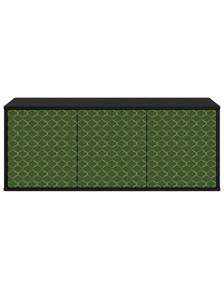 Mobile TV da Parete GELEEN 102 x 33 x 40 cm Rovere Nero