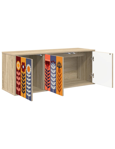 Mobile TV da Parete ESSEN 102 x 33 x 40 cm Rovere Sonoma