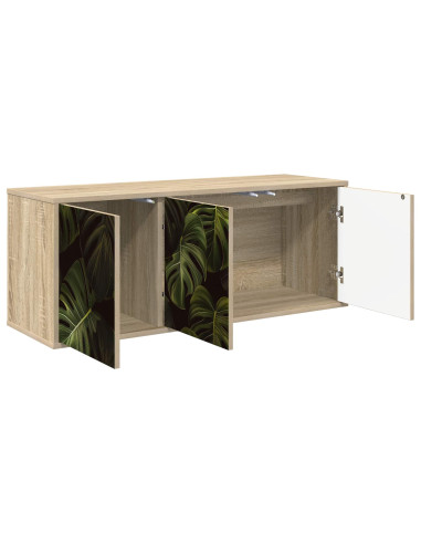 Mobile TV da Parete ELBURG 102 x 33 x 40 cm Rovere Sonoma