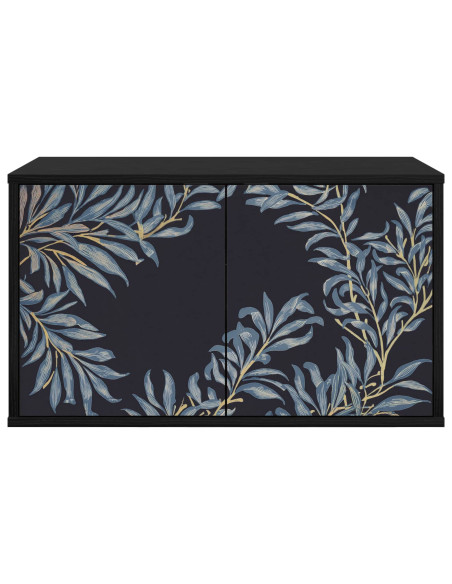 Mobile TV da Parete DOKKUM 69 x 33 x 40 cm Rovere Nero
