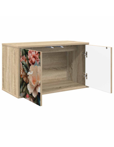 Mobile TV da Parete BORNE 69 x 33 x 40 cm Rovere Sonoma