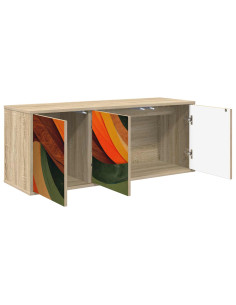 Mobile TV da Parete BONN 102 x 33 x 40 cm Rovere Sonoma 2