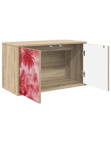 Mobile TV da Parete AACHEN 69 x 33 x 40 cm Rovere Sonoma
