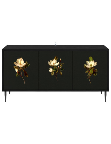 Mobile TV BREMEN 102 x 33 x 51 cm Rovere Nero