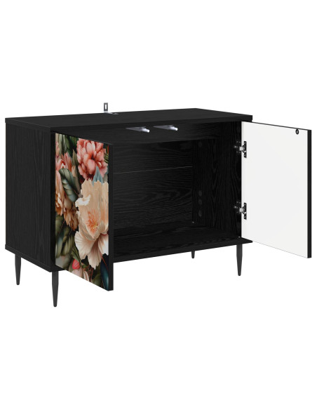 Mobile TV BORNE 69 x 33 x 50,5 cm Rovere Nero