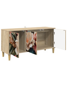 Mobile TV BORNE 102 x 33 x 50 cm Sonoma Legno ingegnerizzato 2