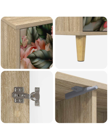 Mobile TV BORNE 102 x 33 x 50 cm Sonoma Legno ingegnerizzato