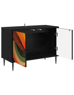 Mobile TV BONN 69 x 33 x 50,5 cm Rovere Nero 2