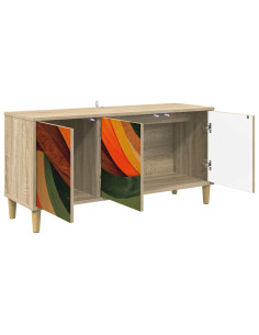 Mobile TV BONN 102 x 33 x 50 cm Sonoma Legno ingegnerizzato 2