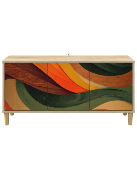 Mobile TV BONN 102 x 33 x 50 cm Sonoma Legno ingegnerizzato