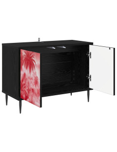Mobile TV AACHEN 69 x 33 x 50,5 cm Rovere Nero 2