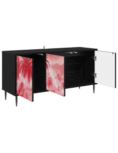 Mobile TV AACHEN 102 x 33 x 51 cm Rovere Nero 2