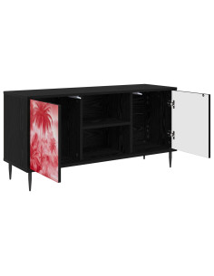 Mobile TV AACHEN 102 x 33 x 51 cm Rovere Nero 2