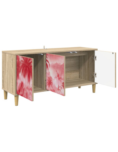 Mobile TV AACHEN 102 x 33 x 50 cm Sonoma Legno ingegnerizzato
