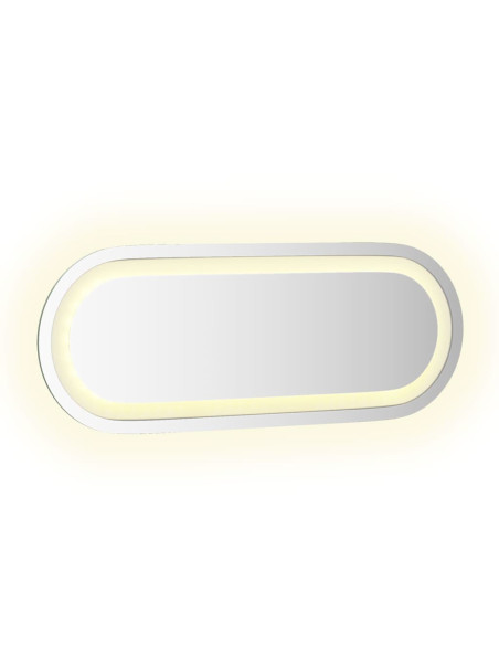 Specchio da Bagno LED 40x15 cm Ovale