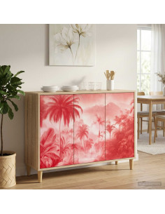 Credenza AACHEN Sonoma 102 x 33 x 75 cm Legno ingegnerizzato