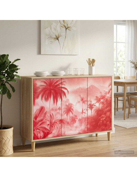 Credenza AACHEN Sonoma 102 x 33 x 75 cm Legno ingegnerizzato