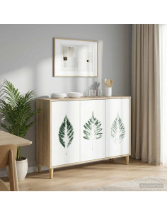 Credenza HANAU Sonoma 102 x 33 x 75 cm Legno ingegnerizzato
