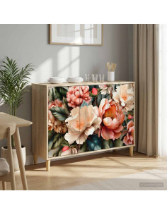 Credenza BORNE Sonoma 102 x 33 x 75 cm Legno ingegnerizzato