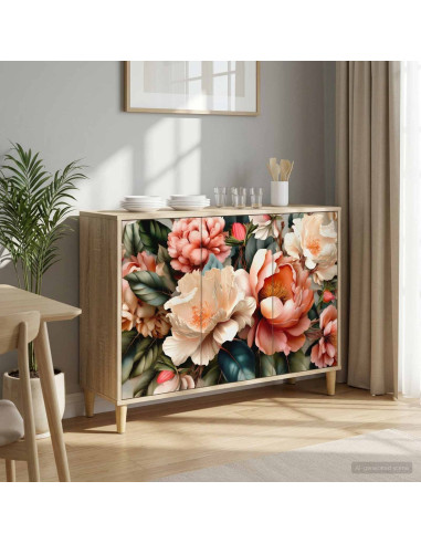 Credenza BORNE Sonoma 102 x 33 x 75 cm Legno ingegnerizzato