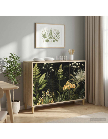 Credenza RHENEN Sonoma 102 x 33 x 75 cm Legno ingegnerizzato