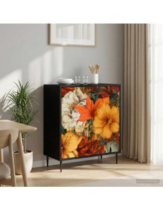 Credenza GENNEP Rovere Nero 69 x 33 x 76 cm