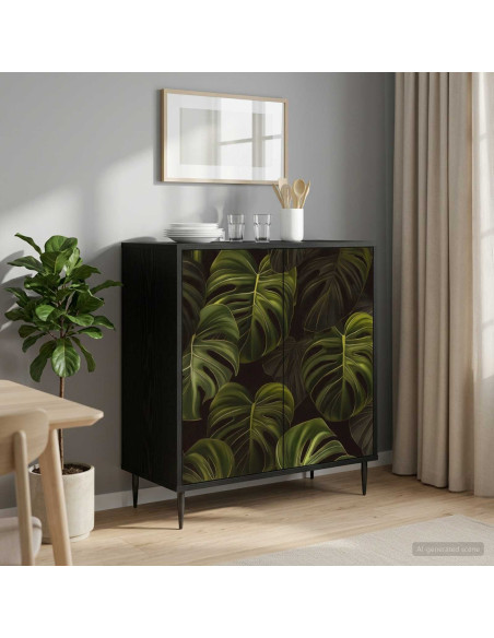 Credenza ELBURG Rovere Nero 69 x 33 x 76 cm