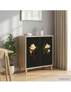 Credenza BREMEN Sonoma 69 x 33 x 75 cm Legno ingegnerizzato