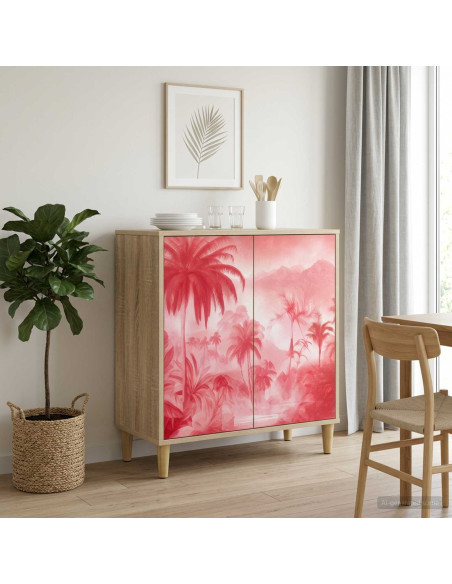 Credenza AACHEN Sonoma 69 x 33 x 75 cm Legno ingegnerizzato