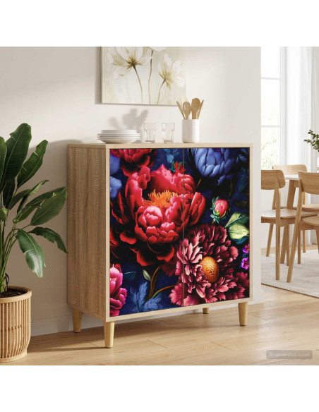 Credenza KIEL Sonoma 69 x 33 x 75 cm Legno ingegnerizzato