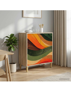 Credenza BONN Sonoma 69 x 33 x 75 cm Legno ingegnerizzato