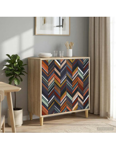 Credenza OMMEN Sonoma 69 x 33 x 75 cm Legno ingegnerizzato