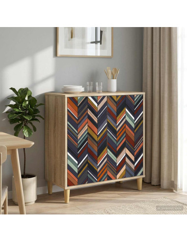 Credenza OMMEN Sonoma 69 x 33 x 75 cm Legno ingegnerizzato