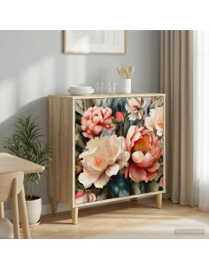 Credenza BORNE Sonoma 69 x 33 x 75 cm Legno ingegnerizzato