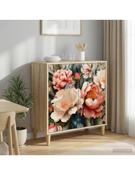 Credenza BORNE Sonoma 69 x 33 x 75 cm Legno ingegnerizzato