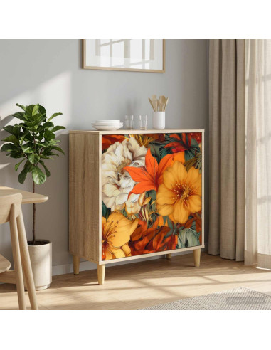 Credenza GENNEP Sonoma 69 x 33 x 75 cm Legno ingegnerizzato