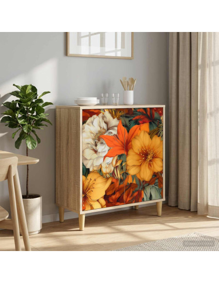 Credenza GENNEP Sonoma 69 x 33 x 75 cm Legno ingegnerizzato