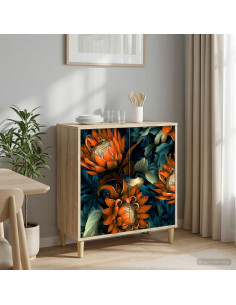 Credenza LOCHEM Sonoma 69 x 33 x 75 cm Legno ingegnerizzato