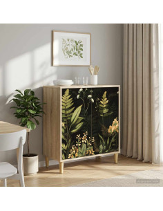 Credenza RHENEN Sonoma 69 x 33 x 75 cm Legno ingegnerizzato
