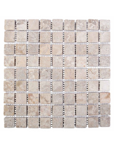 Piastrelle Mosaico Crema 30 x 30 cm Marmo 2