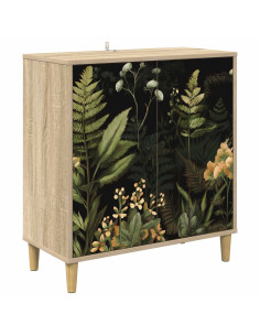 Credenza RHENEN Sonoma 69 x 33 x 75 cm Legno ingegnerizzato 2