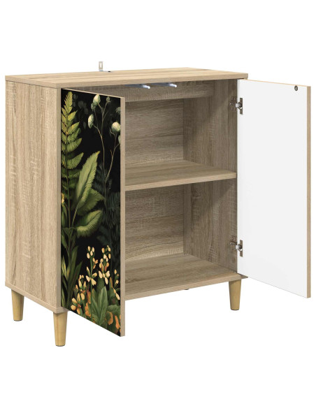 Credenza RHENEN Sonoma 69 x 33 x 75 cm Legno ingegnerizzato