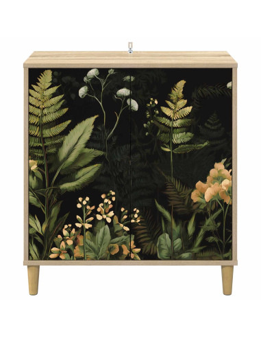 Credenza RHENEN Sonoma 69 x 33 x 75 cm Legno ingegnerizzato