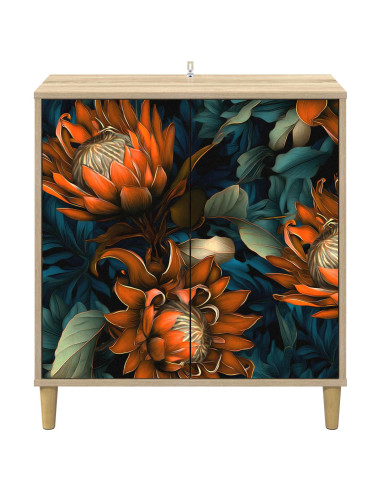 Credenza LOCHEM Sonoma 69 x 33 x 75 cm Legno ingegnerizzato
